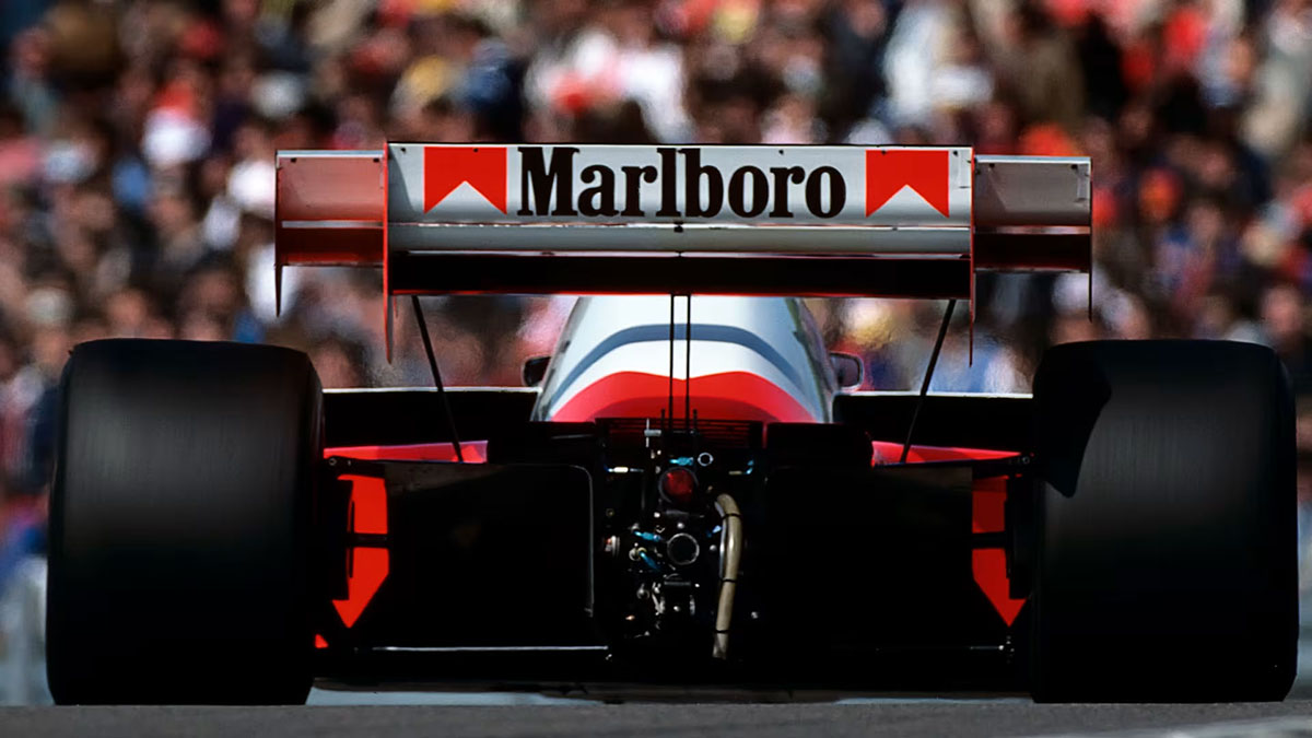 McLaren MP4/2 – vue arrière